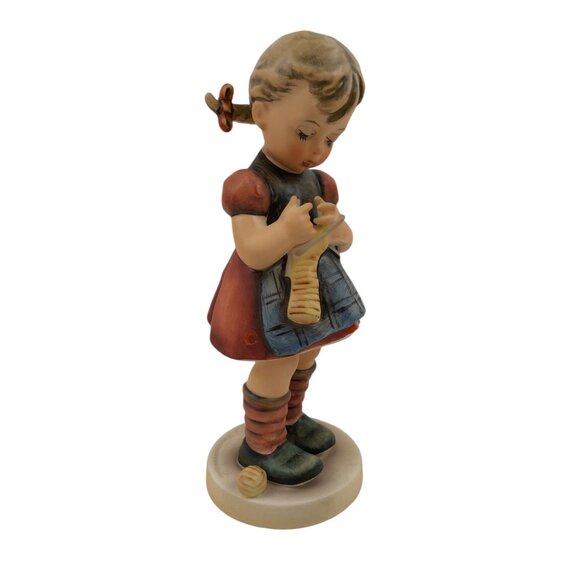 Hummel Goebel Germany Figurine Stitch In Time TMK 4  Vintage 7 in Porcelain 255 - Picture 6 of 10